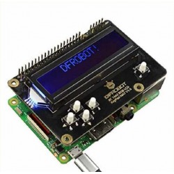 DFRobot  LCD KeyPad HAT with RGB Font (Compatible with Raspberry Pi 4B/3B+)