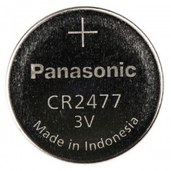 Panasonic CR-2477/BN Lithium Button Battery  CR2477  3V  24.5mm Diameter