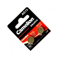 CAMELION AG13-BP2 DBK Coin Battery SOX 1.55V 180mA 11.6x5 2/Card