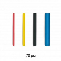 Steinel Heat Shrink Tubing in Multicolors 70pcs 1 6-4 8mm - 71318