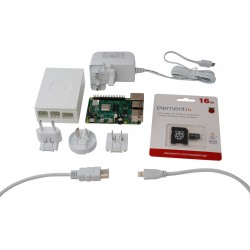 Multicomp Pro RPI4-MP-STARTER KIT-WHITE-4GB Raspberry Pi 4B Starter Kit, 4GB, White