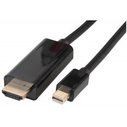 Pro Signal (PSG3263) Mini DisplayPort Plug  HDMI Plug  1 m  Black