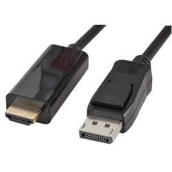 Pro Signal(PSG3259) DisplayPort Plug  HDMI Plug  1m  Black