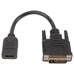 Pro Signal (PSG91602) HDMI Socket  DVI-D Plug  7.9   0.2 m  Black"