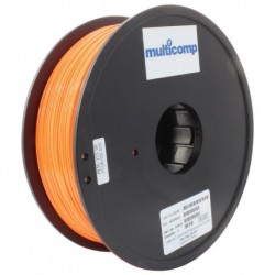 3D Printer Filament  PETG  1.75 mm  Solid Orange  250 °C Melting Temp