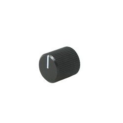 Mentor (505.6131) Knob  Round Shaft  6 mm  Aluminium
