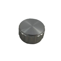 Multicomp Pro (30T-2D) Knob  Round Shaft  6.35 mm  Aluminium