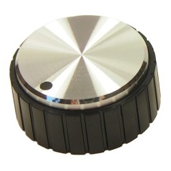 Multicomp Pro (MP16782) Knob  Round Shaft  6 mm  Aluminium