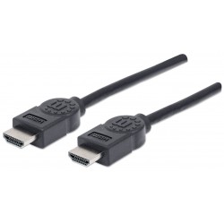 ESQ-306119  HDMI Male to Male  4K@30Hz  3D  Shielded  Black  1.8 m (6 ft.)