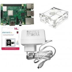 Raspberry Pi 3 B+ Basic Kit 1Gb Ram  micro-SD Card  Case