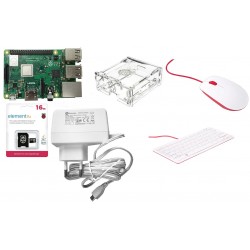 Raspberry Pi 3 B+ Starter Kit  1Gb Ram  micro-SD Card  Case