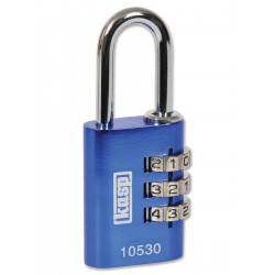 Kasp Security (K10530BLUD) Padlock, Combination, Aluminium, 30mm, Blue