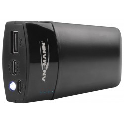 Ansmann Powerbank  5000 mAh  Black  5 V Rechargeable  USB  Type C 